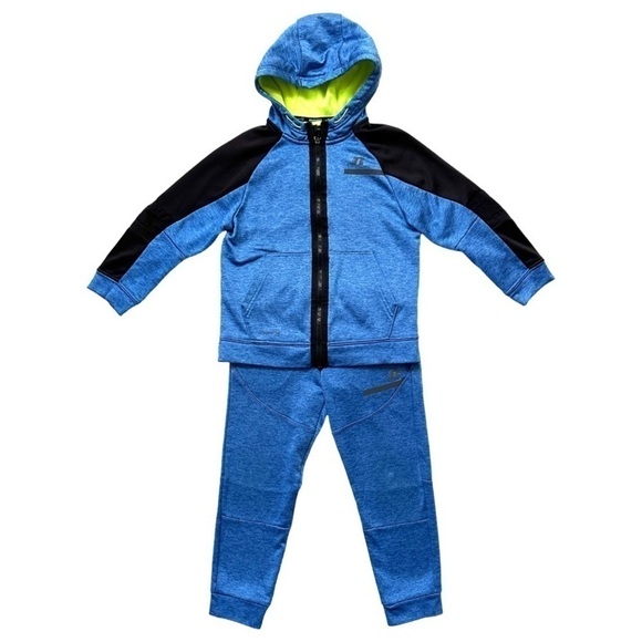 Russell Other - RUSSELL Kids’ Blue & Black Hooded Jacket Matching Pants 6-7 Yr
